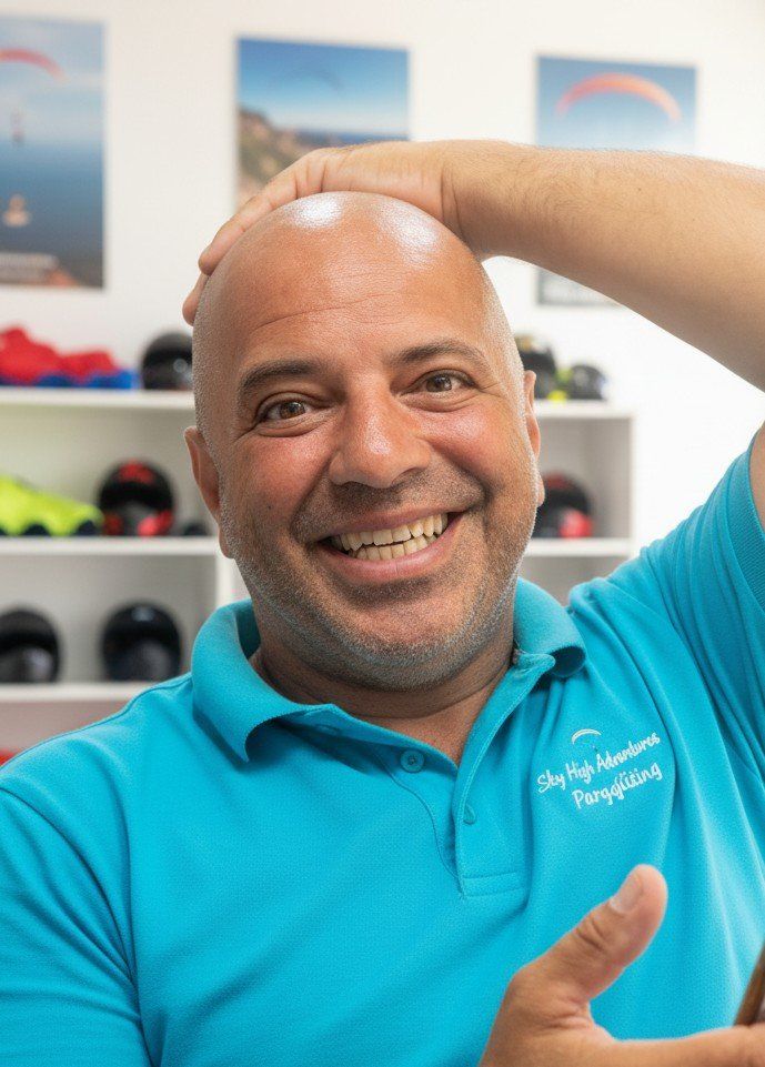 Carmine, paragliding instructor and partner at Sky of Tenerife