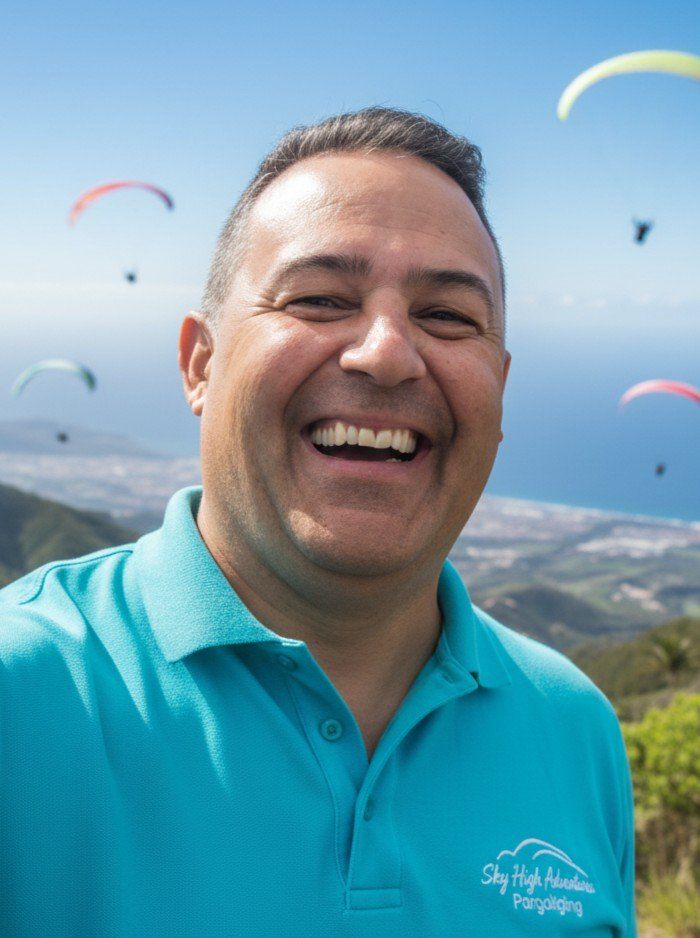 Javier, paragliding instructor at Sky of Tenerife